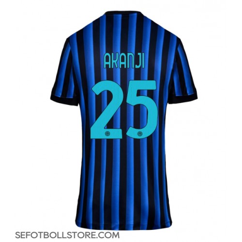 Inter Milan Manuel Akanji #25 Replika Hemmatröja Dam 2025-26 Kortärmad